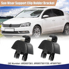 2X Sun Visor Support Clip Retainer for Volkswagen Passat (2012–2015)