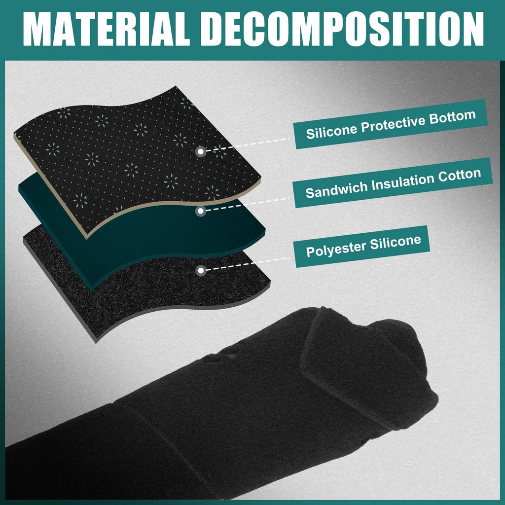 Dashboard Cover Mat for Toyota Prius (2012–2015) - Black Polyester
