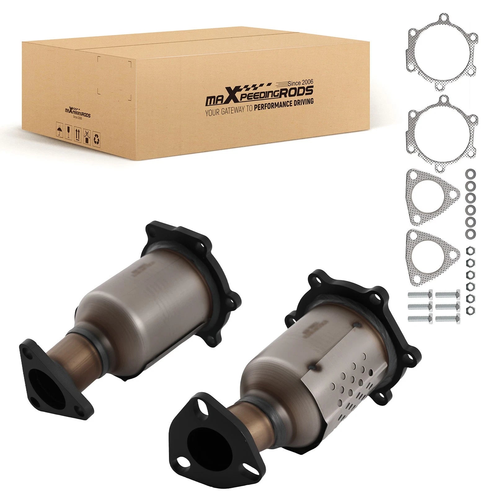 2x Catalytic Converter for Nissan Pathfinder (2000–2004) 3.3L 3.5L EPA Direct Fit