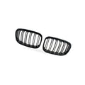 Gloss Black Dual Line Grille for BMW 1 Series F20 (2011–2014)