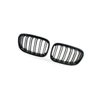 Gloss Black Dual Line Grille for BMW 1 Series F20 (2011–2014)
