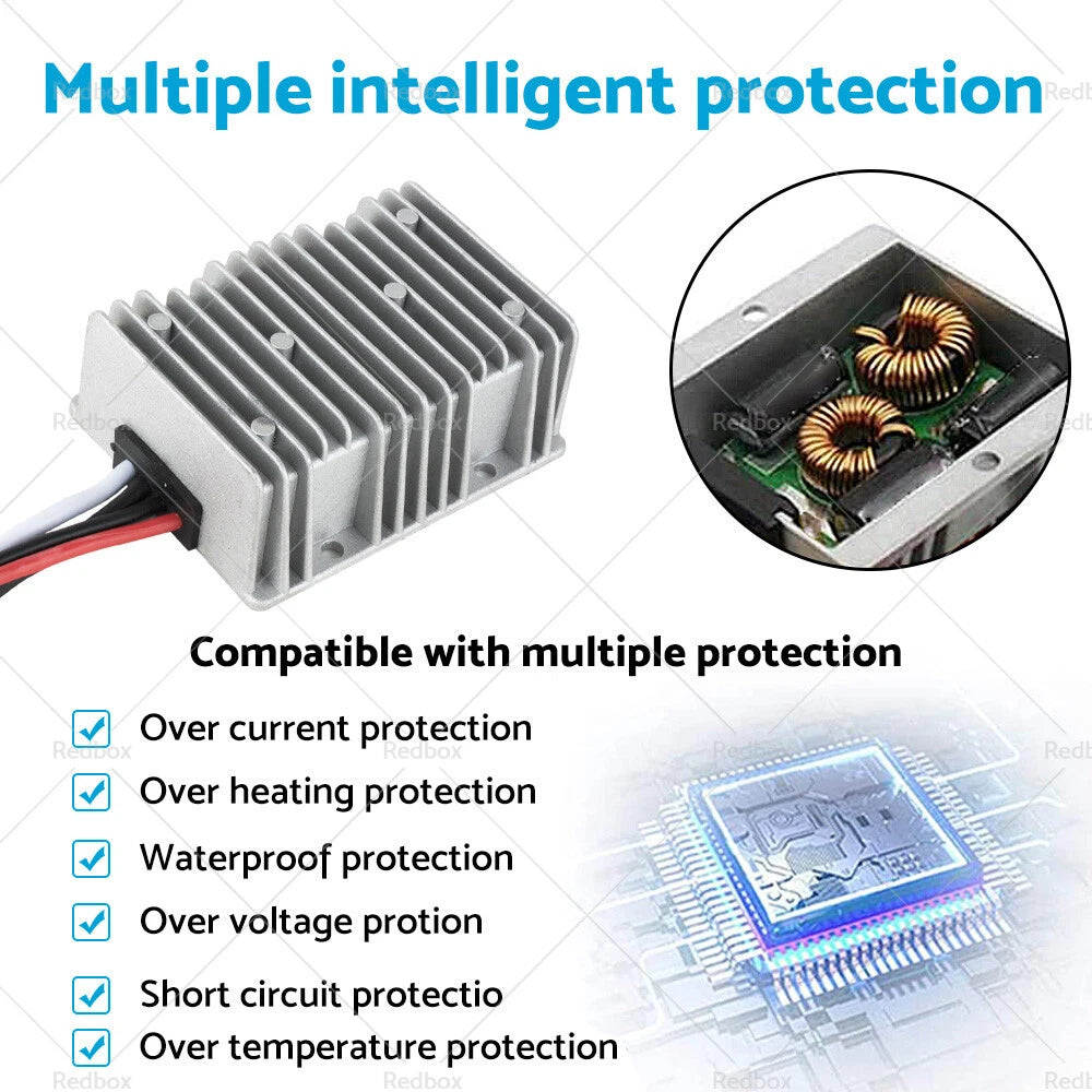 DC DC Converter Voltage Regulator for 36V 48V Systems (30A 720W)