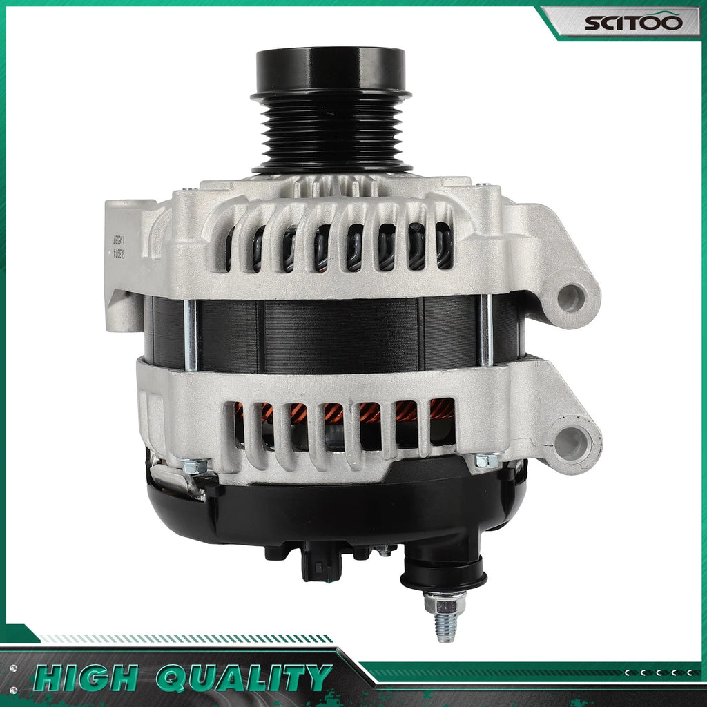 180A Alternator for Jeep Cherokee (2014) V6 3.2L CW 6-Groove Pulley 12887