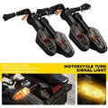 4X Front Smoked Turn Signal Light for Kawasaki Ninja 1000 (2011–2017) Versys 650