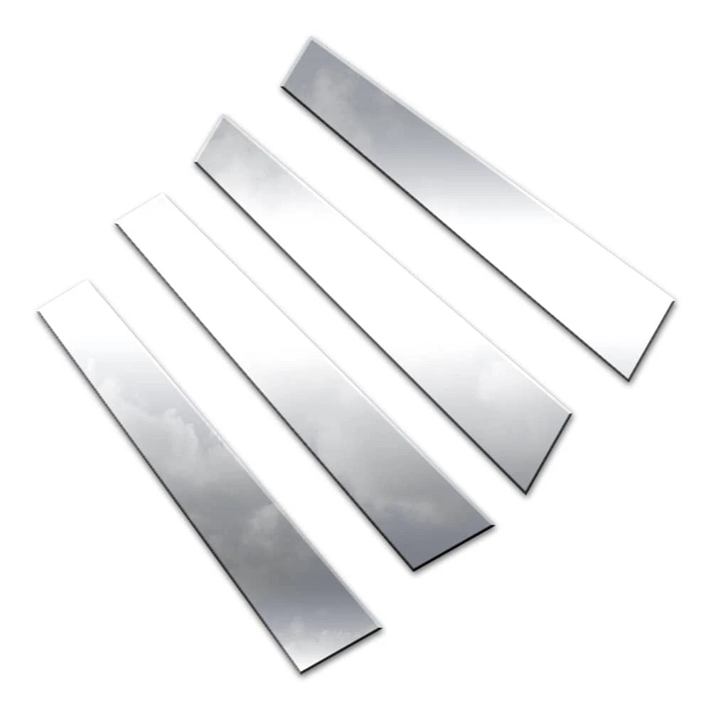Diamond Grade 4pc Stainless Steel Pillar Post Covers for 2018-2024 Kia Rio Seda