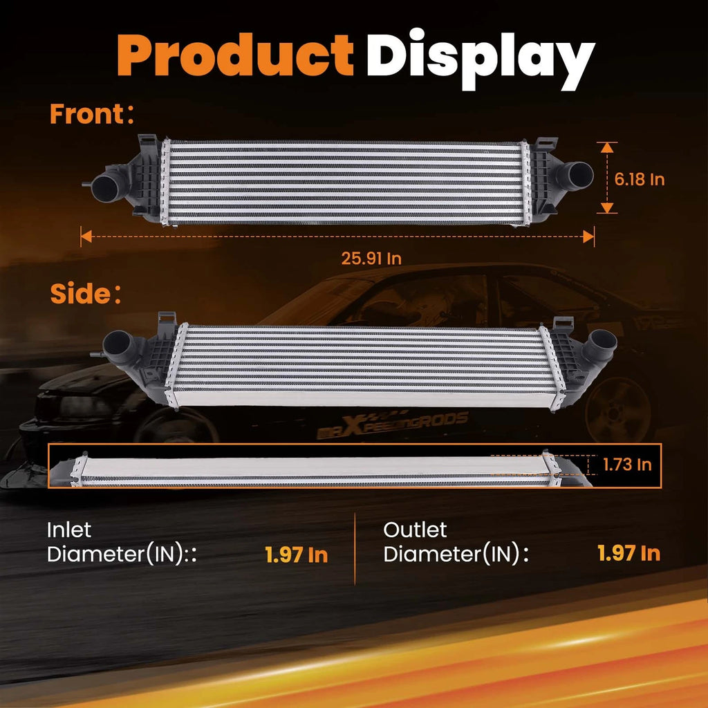 Intercooler Charge Air Cooler Kit for Ford Escape 2014-2018