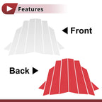8 Pcs Door Pillar Window Trim for Audi A3 Hatchback (2013–2020) Silver Tone