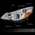 Chrome Amber Signal Projector Headlights for Subaru Outback/Legacy (2010–2014)