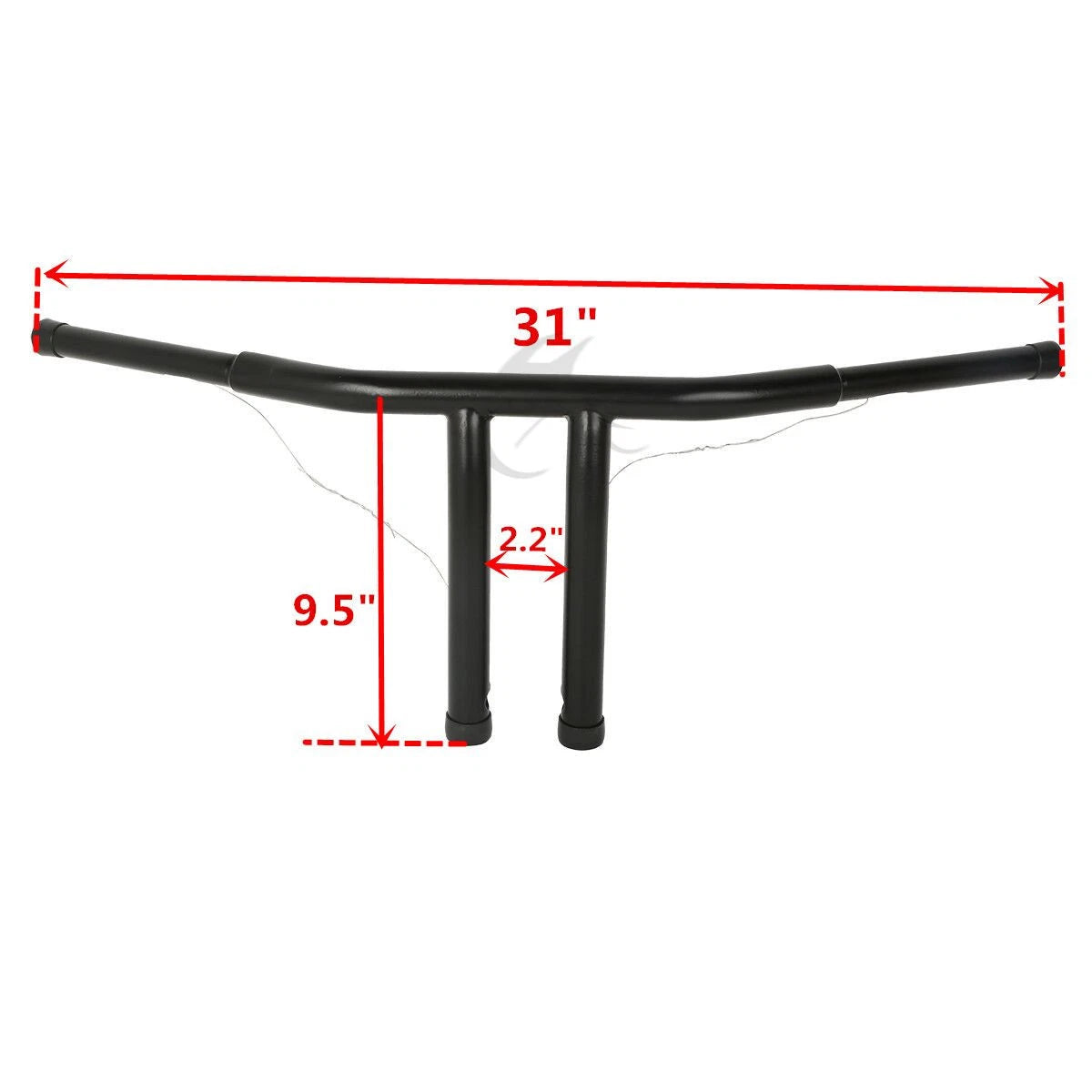 T-Bar Handlebar for Harley Sportster XL883 (4"/6"/8"/10"/12"/14"/16"/18")