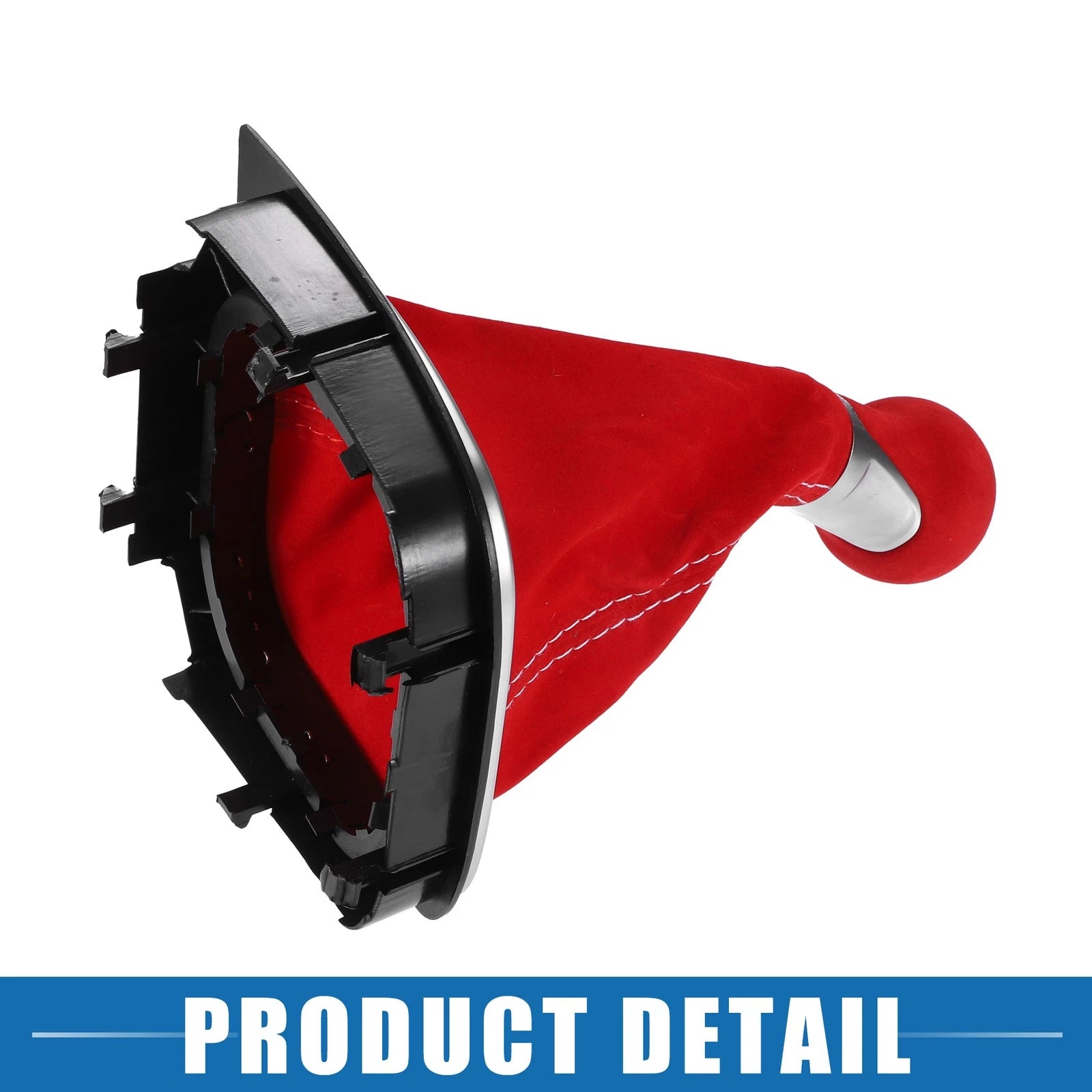 6 Speed Manual Gear Shift Knob Boot for Volkswagen Golf MK7 (2013–2018) Red