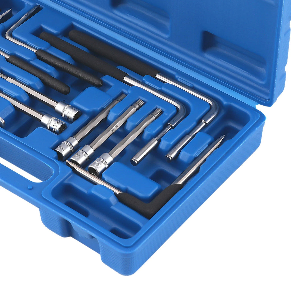 12pc Airbag Tool Set for VW Golf, Passat B5, Audi A4, A6, Skoda Octavia, BMW 30H