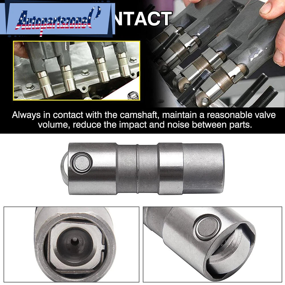 Set of 16 Roller Valve Lifters 12499225 & 12639516 for Chevy GMC 5.3L 6.0L 6.2L