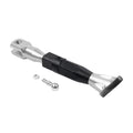 Adjustable Kickstand Foot for Motorcycle Universal (Silver)