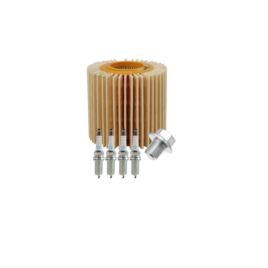 Wix Engine Oil Filter & NGK 4 Laser Iridium Spark Plugs for NX200t NX300 (2015–2018)