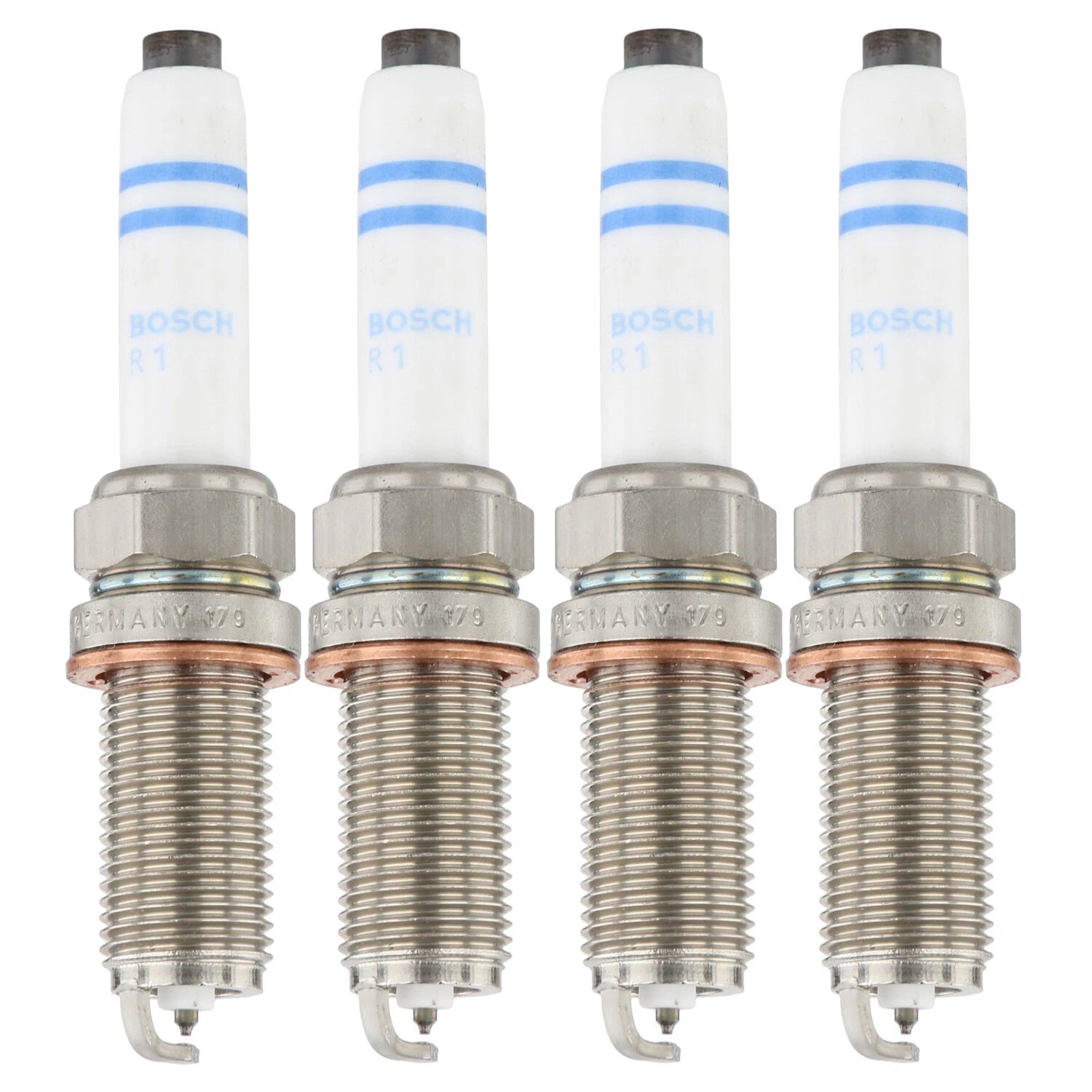 Set of 4 Bosch EVO Spark Plugs for Audi A3 Quattro Q3 VW Atlas Jetta 2.0 L4