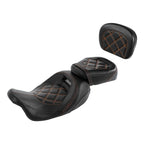 Driver Passenger Seat & Pad for Harley Electra Road Glide King (2009–2023)