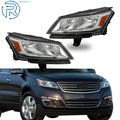 Halogen Headlights for Chevy Traverse (2013–2017) Driver & Passenger Side