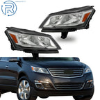 Halogen Headlights for Chevy Traverse (2013–2017) Driver & Passenger Side