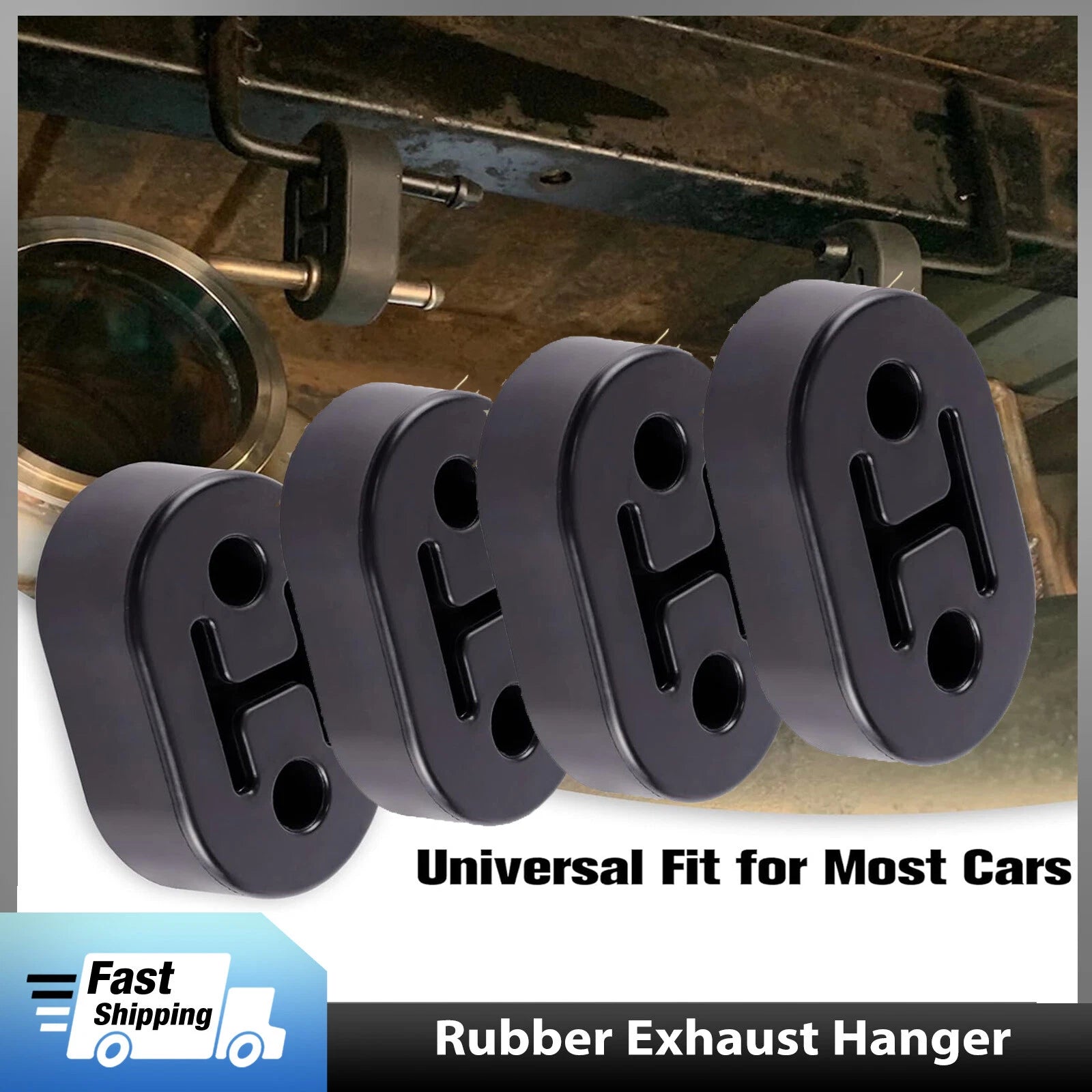 Set of 4 Rubber Exhaust Hanger Mounts for Make Model (YYYY–YYYY)