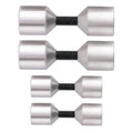 Set of 4 Stainless Steel Flange Pins 1-1/8'' & 1-5/8'' Diameter