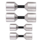 Set of 4 Stainless Steel Flange Pins 1-1/8'' & 1-5/8'' Diameter