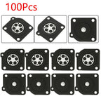 100Pcs Carburetor Metering Diaphragm Repair for Zama C1U (Chainsaw)