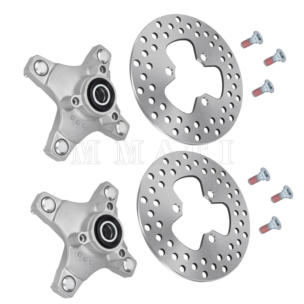 2 Front Wheel Hubs w/Brake Disc for Honda TRX250X TRX400X (2009–2014)