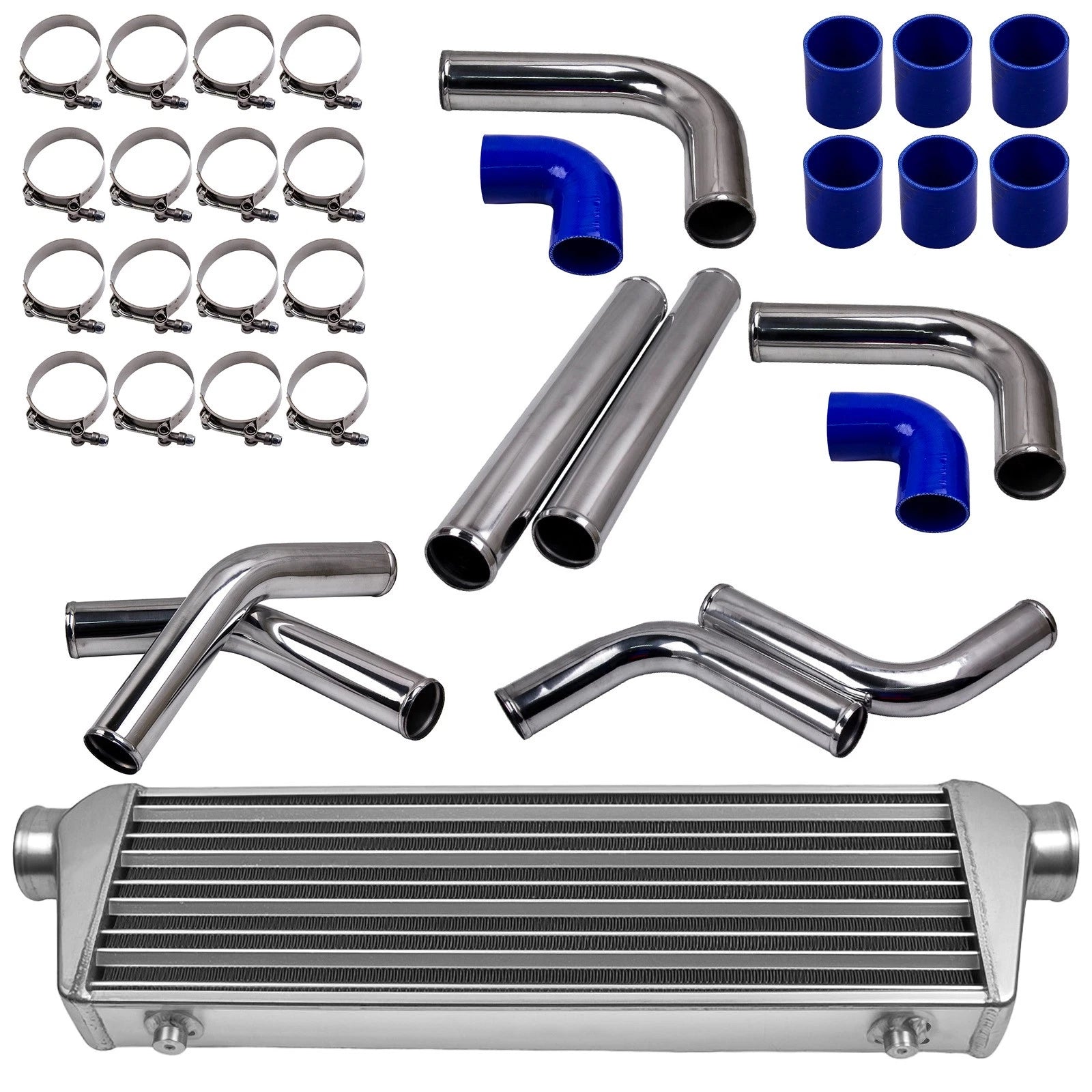 Turbo Front Mount Intercooler & Pipe Kit for