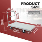 Heavy Duty Flat Dolly Cart for Hand Truck (2000lb Capacity)
