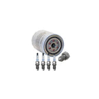 Wix Engine Oil Filter & Denso 4 Platinum Spark Plugs for Audi A4 Quattro (1996–2001)