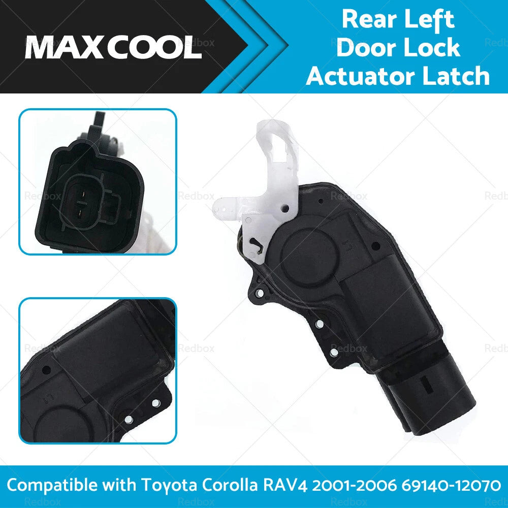 Rear Left Door Lock Actuator Latch for Toyota Corolla RAV4 (2000–2023) 69140-12070