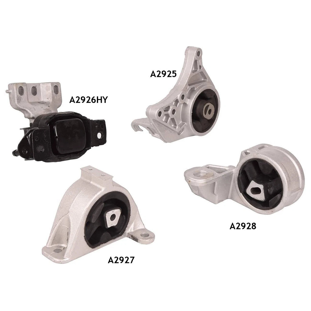Set of 4 Engine Motor and Transmission Mounts for Chrysler Town & Country (2001–2007)