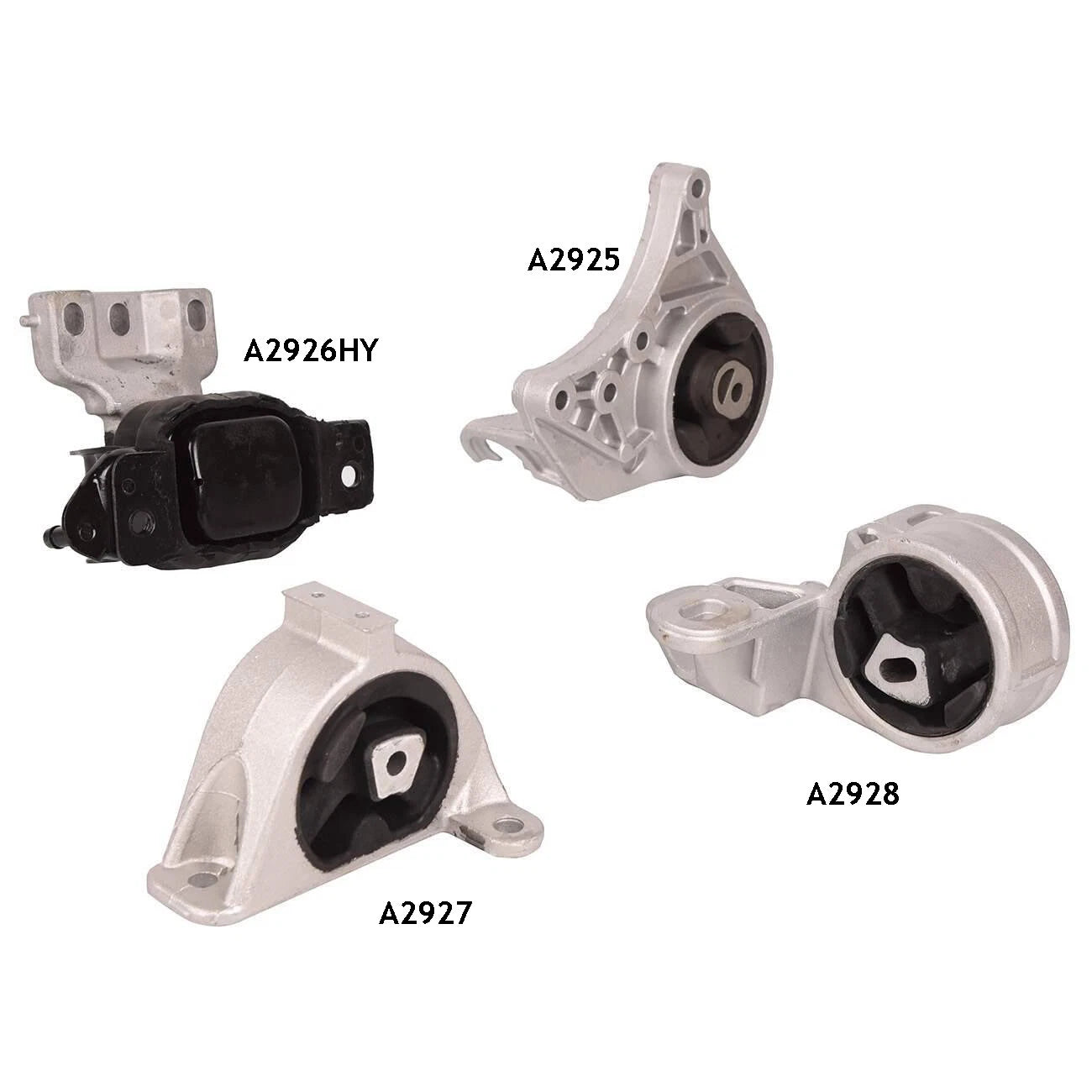 Set of 4 Engine Motor and Transmission Mounts for Chrysler Town & Country (2001–2007)