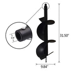 10" Earth Auger Drill Bits for Gas Powered Post Hole Digger