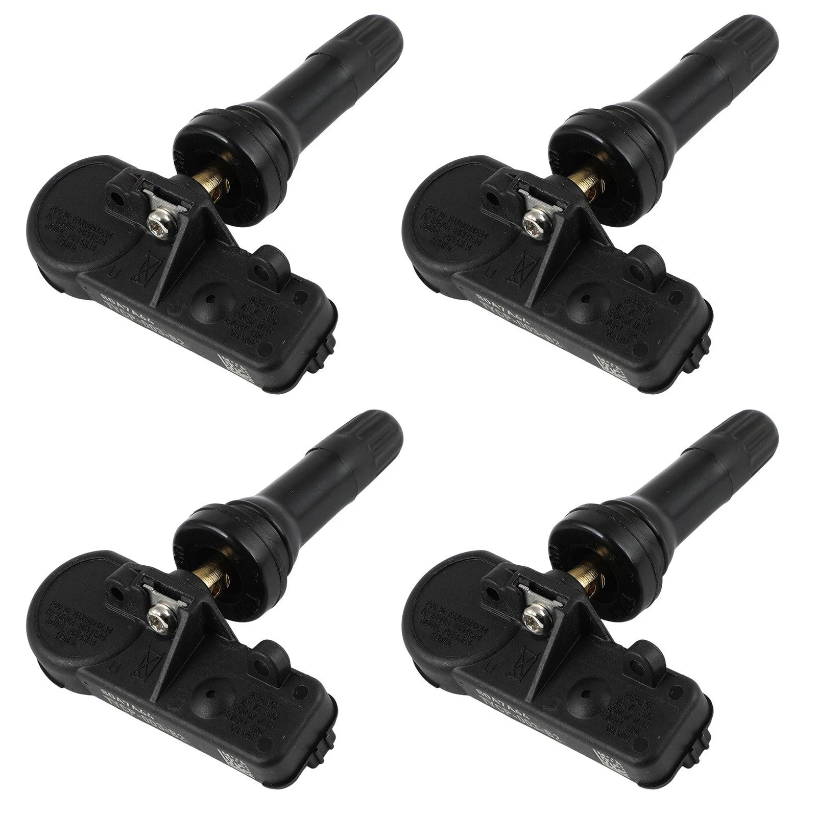 Set of 4 Tire Pressure Monitoring Sensors for Cadillac Chevrolet GMC (974-006) 315MHz