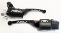 Pair of ASV F4 Front Brake Clutch Perch Levers for Kawasaki KFX450R (2008–2015)
