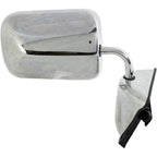Set of 2 Chrome Manual Mirrors for Dodge D250 (1988–1993)