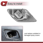 Front Left Bumper Trim Nozzle Cover for BMW 320i