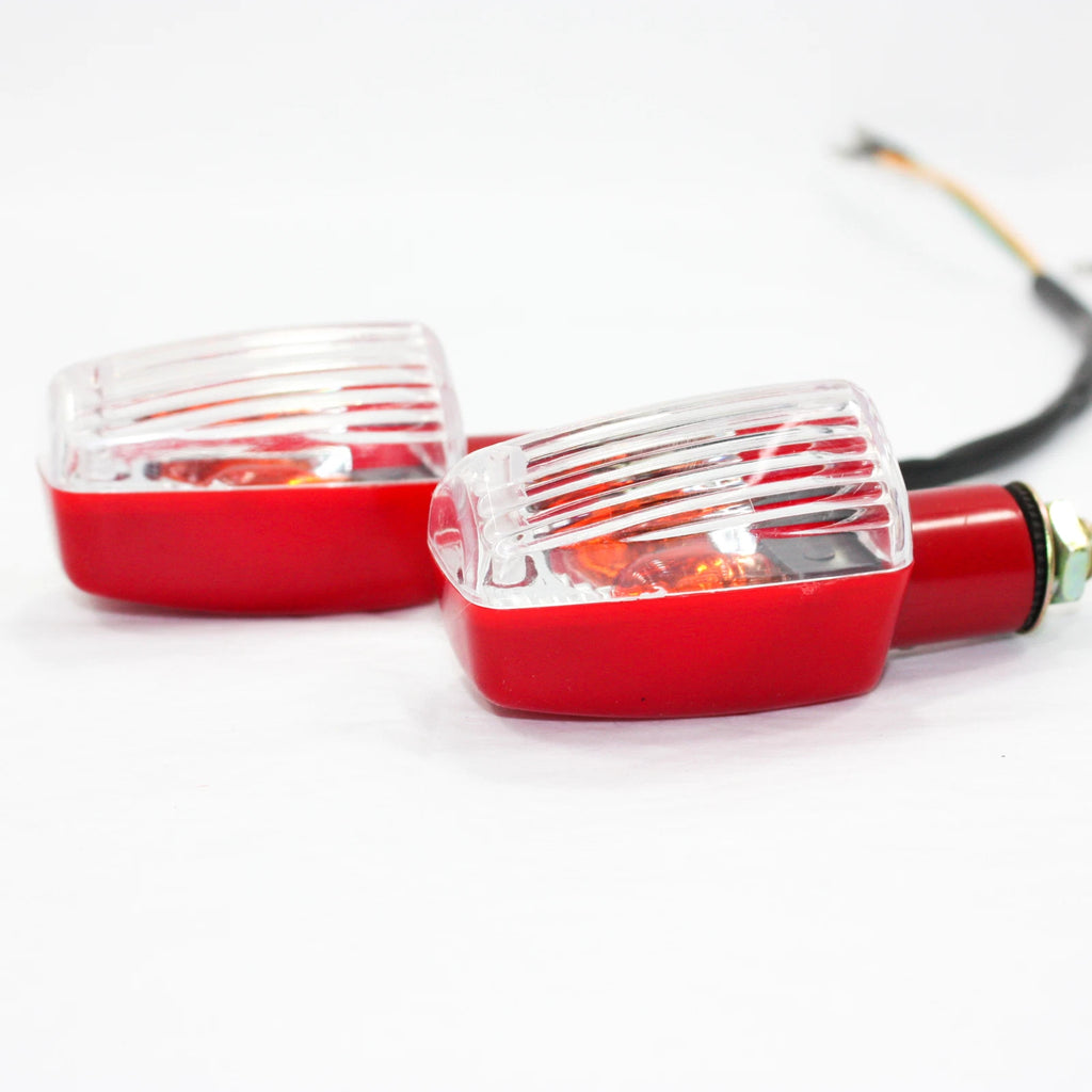 12V Red Indicator Turn Signal Light for Dirt Motorcycle Bike MX (PIT PRO)