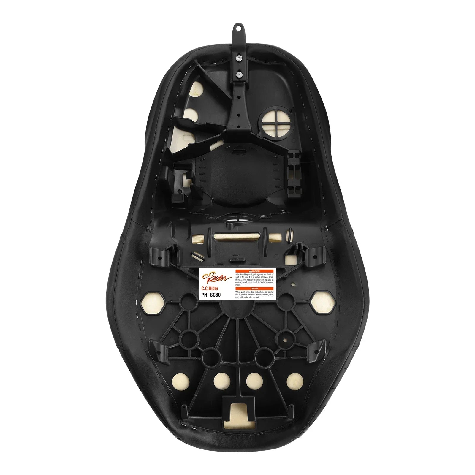 Black Driver Passenger Seat for Harley CVO Road Glide (2023-2025)