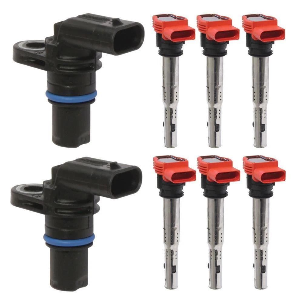 Hitachi Camshaft Position Sensors & Ignition Coils Kit for Audi 3.0L V6