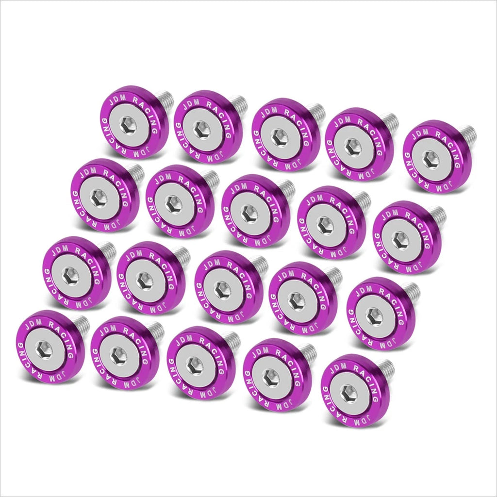 20Pcs Aluminum M6 X 1.0 Fender Washers for Universal Fit (All Years)