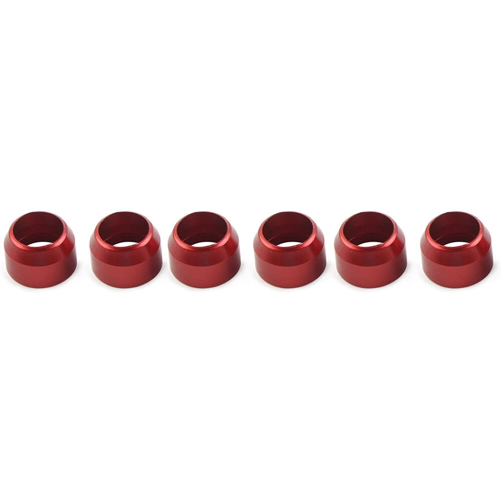6X Red Bleed Valve Cover Kit for Ducati Monster, Hyperstrada, Streetfighter (2014–2020)