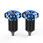 CNC 7/8" Handlebar Grips for Dirt Bike (Universal) - Blue