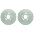 Set of 2 Bosch QuietCast Front Disc Brake Rotors for W124 300E 400E E320 E420