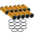 Set of 11 Engine Oil Filters for Chrysler Dodge Jeep Ram VW V6 (StdAsp)