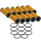 Set of 11 Engine Oil Filters for Chrysler Dodge Jeep Ram VW V6 (StdAsp)