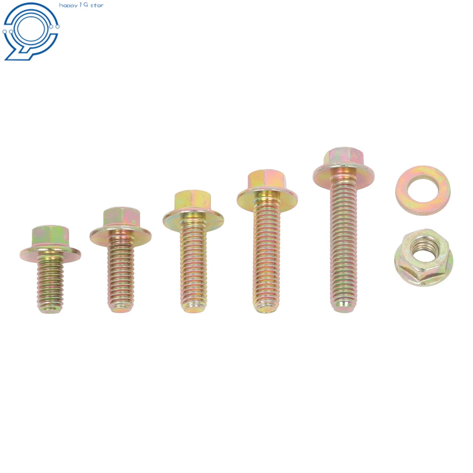 Flange Bolts Assortment Kit for Industrial (521PCS)