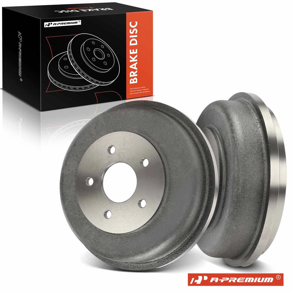 2X Rear Brake Drums for Ford Transit Connect (2010–2013)