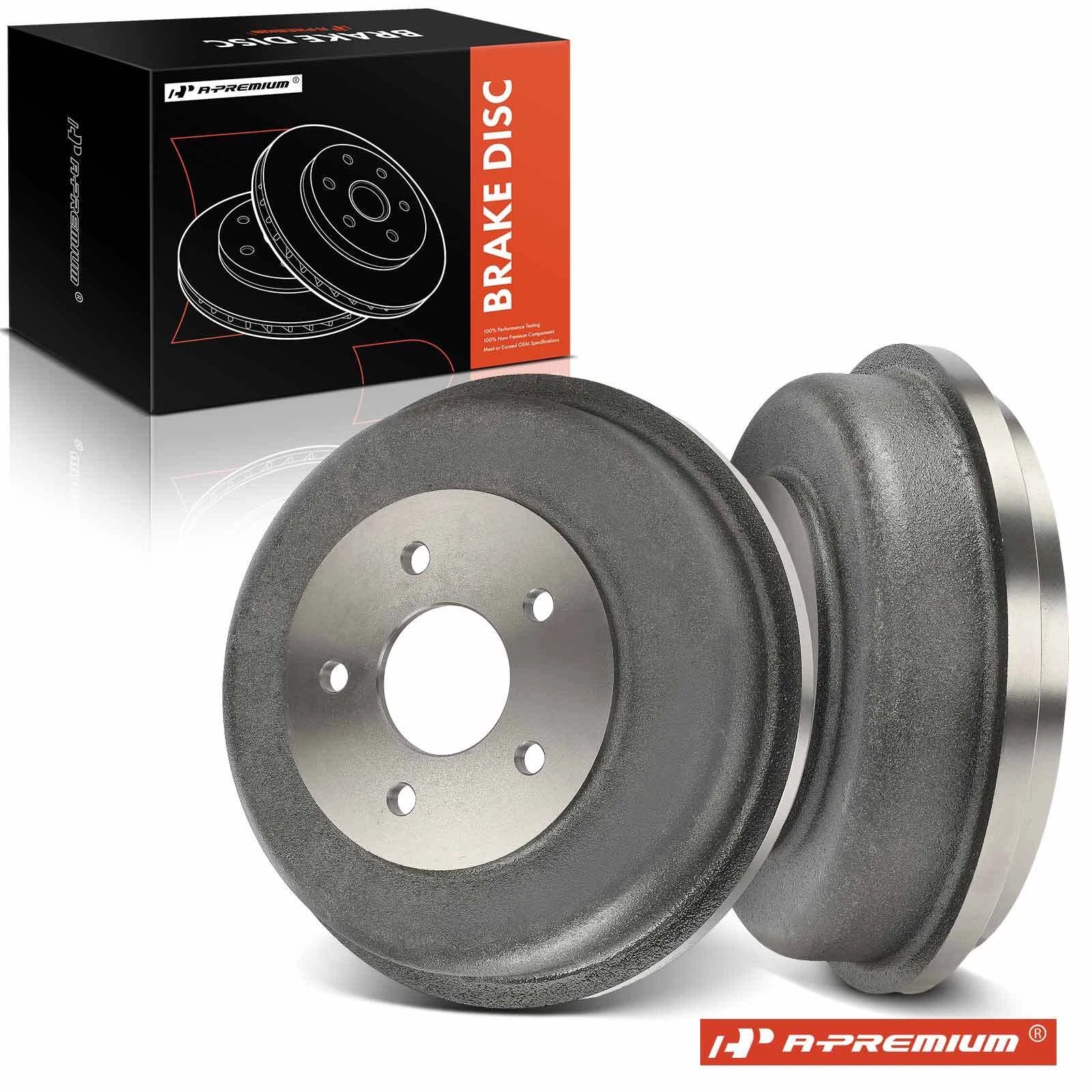2X Rear Brake Drums for Ford Transit Connect (2010–2013)
